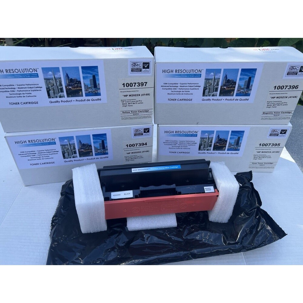 HP 414X Compatible High Yield Toner Set W2020X W2021X W2022X W2023X New